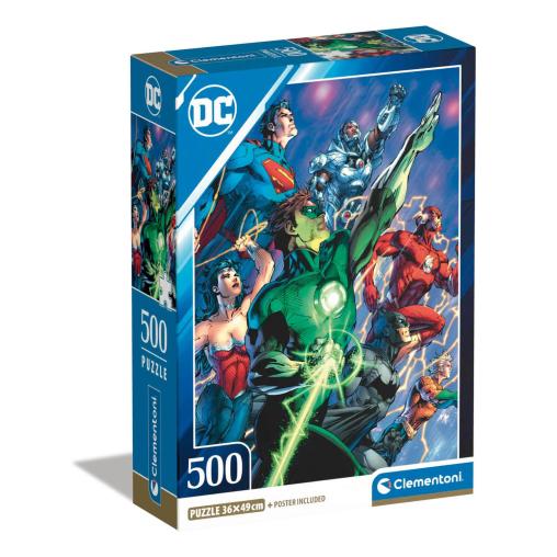 Puzzle Clementoni Justice League B de 500 Piezas