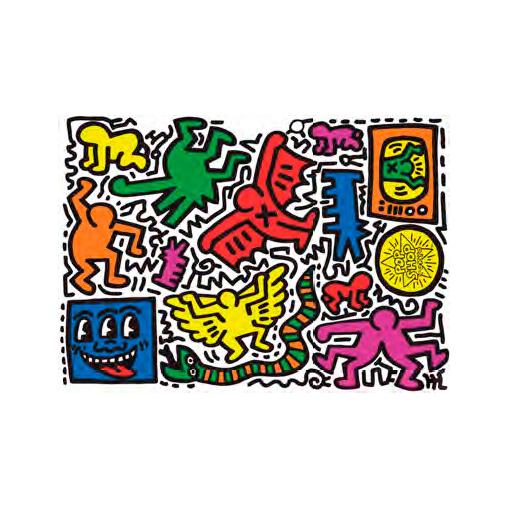 Puzzle Clementoni Keith Haring 2 de 1000 Piezas