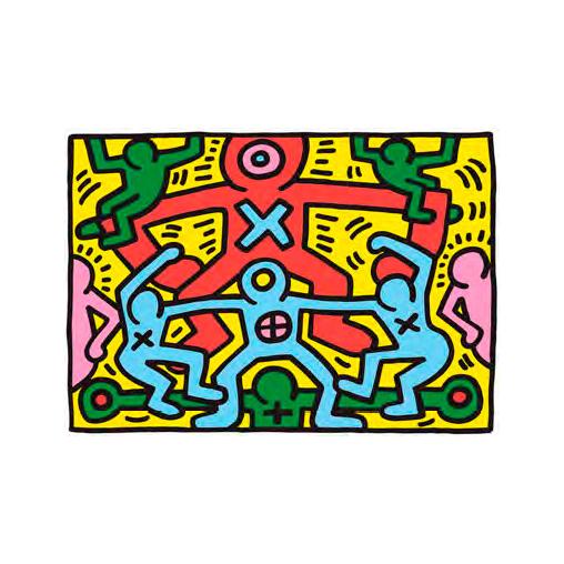 Puzzle Clementoni Keith Haring 3 de 1000 Piezas