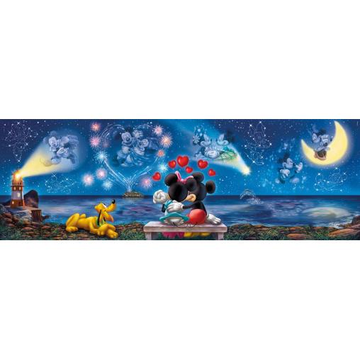 Puzzle Clementoni Rendez-vous Mickey et Minnie 1000 pièces