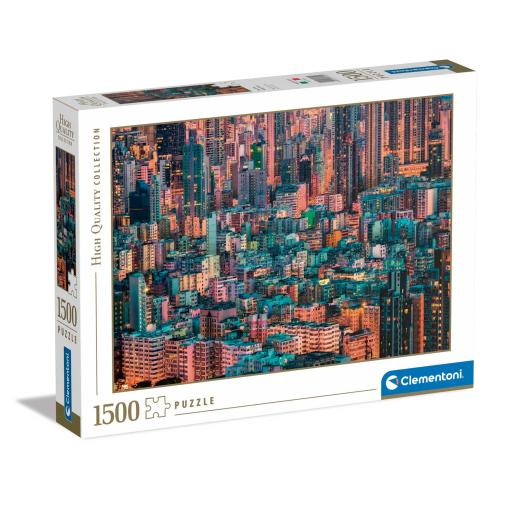 Puzzle Clementoni La Colmena, Hong Kong de 1500 Piezas