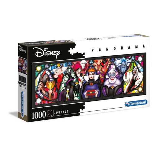 Puzzle Clementoni Villanas Disney Panorama de 1000 Pzs