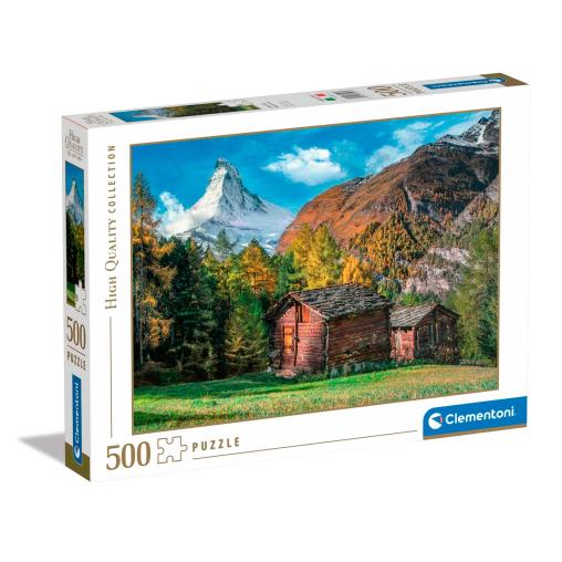 Puzzle Clementoni Matterhorn Encantador de 500 Piezas