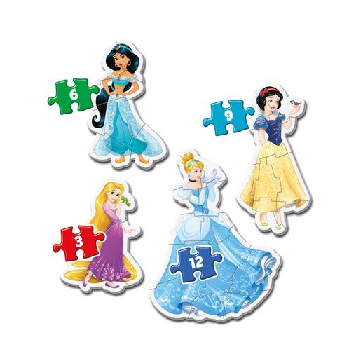 Puzzle Clementoni Mi Primer Puzzle Princesas 3-6-9-12 Pzs.