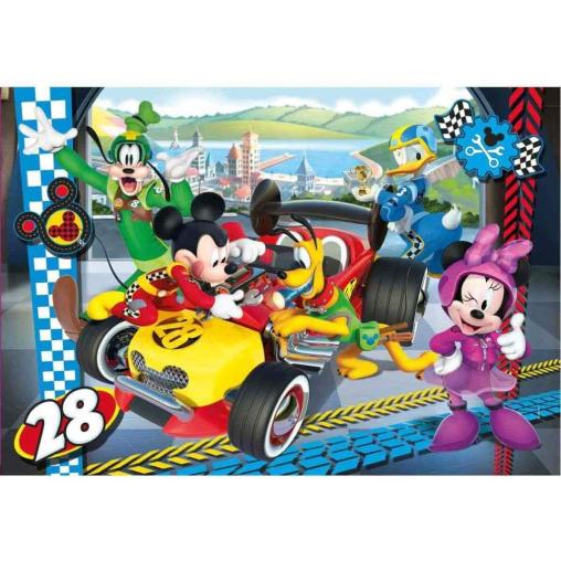 Puzzle Clementoni Mickey Roadster Race de 104 Piezas