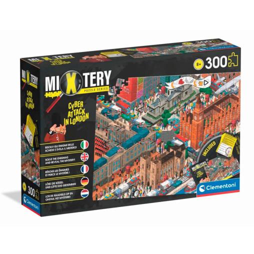 Puzzle Clementoni Mixtery Ciberataque en Londres de 300 Pzs