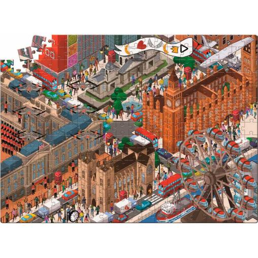 Puzzle Clementoni Mixtery Ciberataque en Londres de 300 Pzs