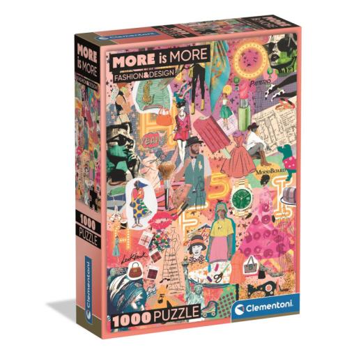 Puzzle Clementoni Más Es Más, Moda y Diseño de 1000 Piezas