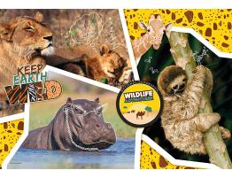 Puzzle Clementoni National Geographic Keep Herth Wild de 104 Pz