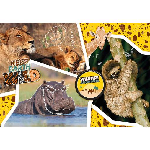 Puzzle Clementoni National Geographic Keep Herth Wild de 104 Pz