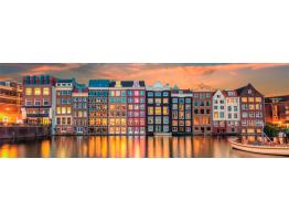 Puzzle Clementoni Panorama Amsterdam Brillante de 1000 Pzs