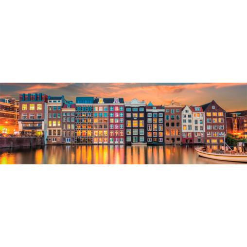 Puzzle Clementoni Panorama Amsterdam Brillante de 1000 Pzs