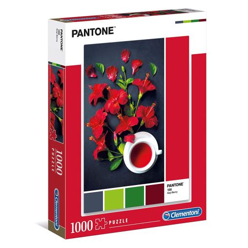 Puzzle Clementoni PANTONE 186, Aroma de Flor de Hibisco de 1000