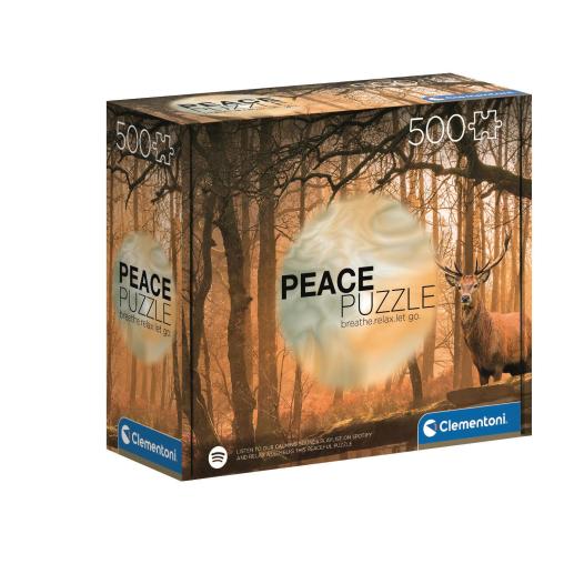 Puzzle Clementoni Peace Puzzle Susurros del Bosque de 500 Pieza