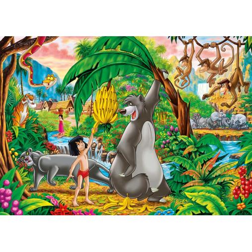 Puzzle Clementoni Peter Pan y Libro de la Selva 2 x 60 Piezas