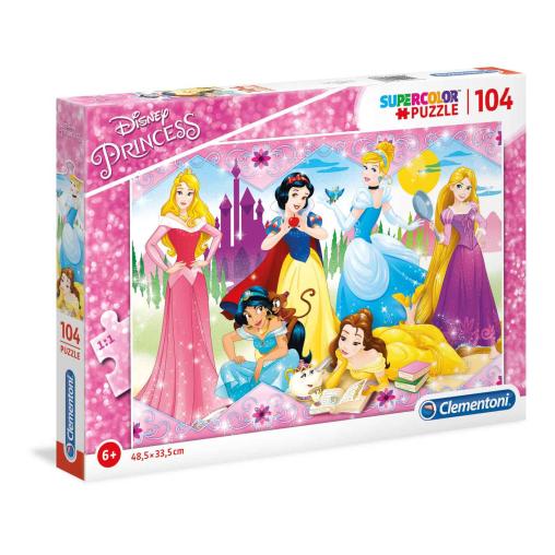 Puzzle Clementoni Princesas Disney de 104 Piezas