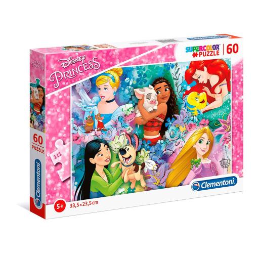 Puzzle Clementoni Princesas Disney de 60 Piezas