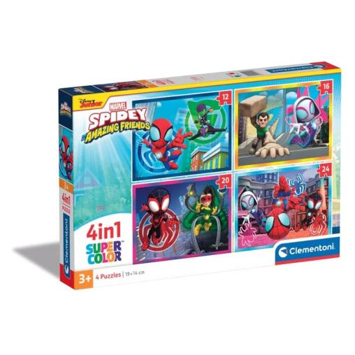 Puzzle Clementoni Progresivo Spidey Amazing Friends 12-16-20-24