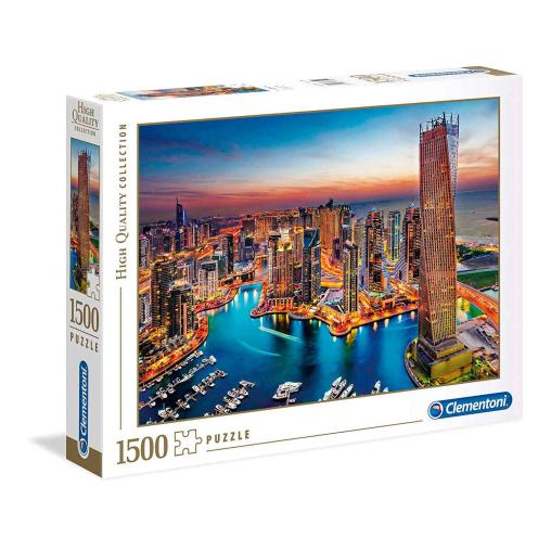 Puzzle Clementoni Puerto Deportivo de Dubai de 1500 Piezas