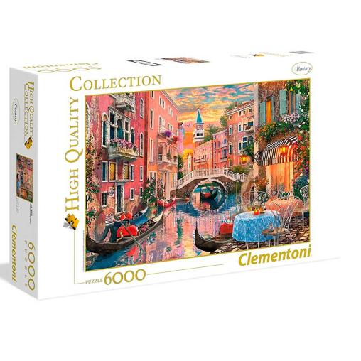 Puzzle Clementoni Romántico Atardecer en Venecia 6000 Piezas