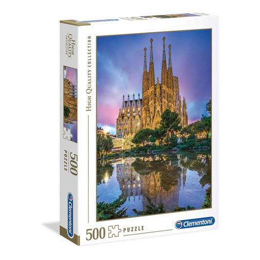 Puzzle Clementoni Sagrada Familia, Barcelona de 500 Piezas