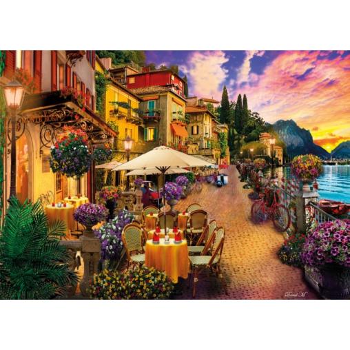 Puzzle Clementoni Lago de Como de 500 Piezas