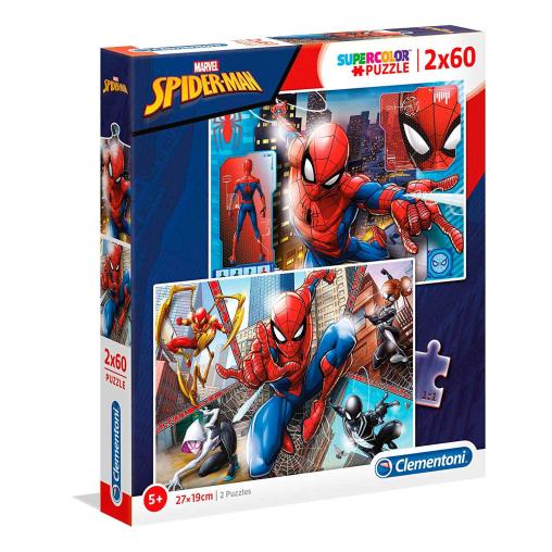 Puzzle Clementoni Spiderman 2 x 60 Piezas