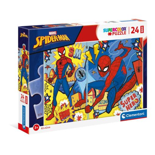 Puzzle Clementoni Spiderman Super Hero Maxi 24 Piezas