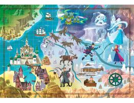 Puzzle Clementoni Story Maps Frozen de 1000 Piezas