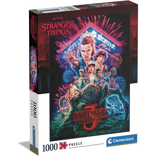 Puzzle Clementoni Stranger Things 3 de 1000 Piezas