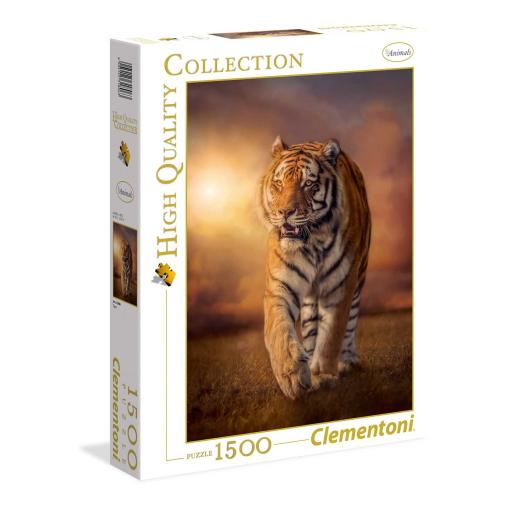 Puzzle Clementoni Tigre al Atardecer de 1500 Piezas