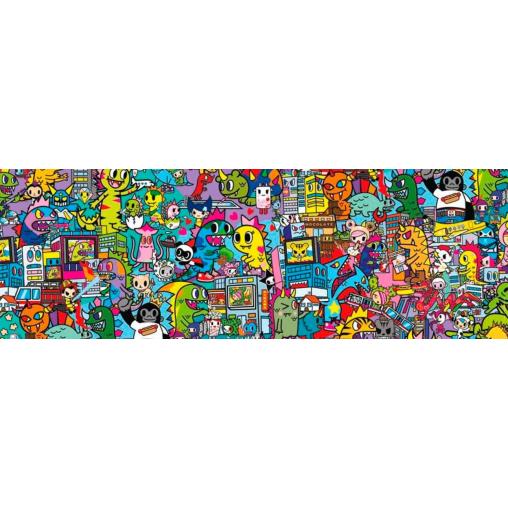 Puzzle Clementoni Tokidoki Panorama de 1000 Piezas