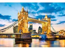 Puzzle Clementoni Tower Bridge al Anochecer de 2000 Piezas