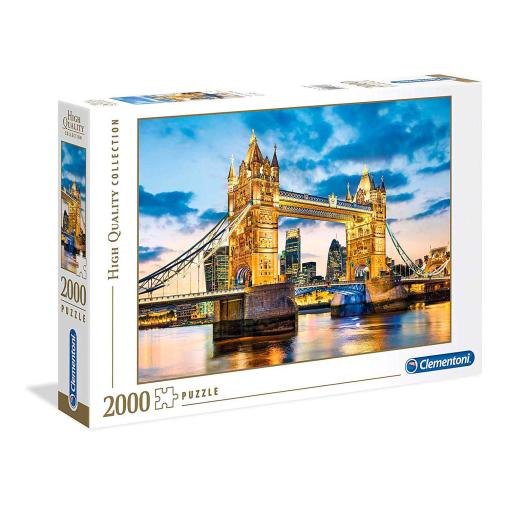 Puzzle Clementoni Tower Bridge al Anochecer de 2000 Piezas