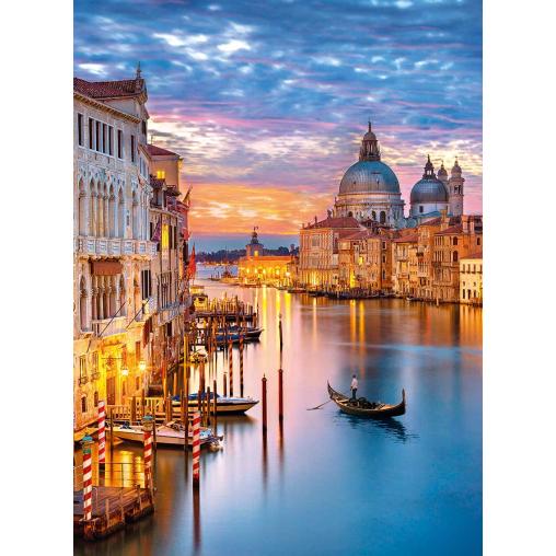 Puzzle Clementoni Venecia Iluminada de 500 Piezas