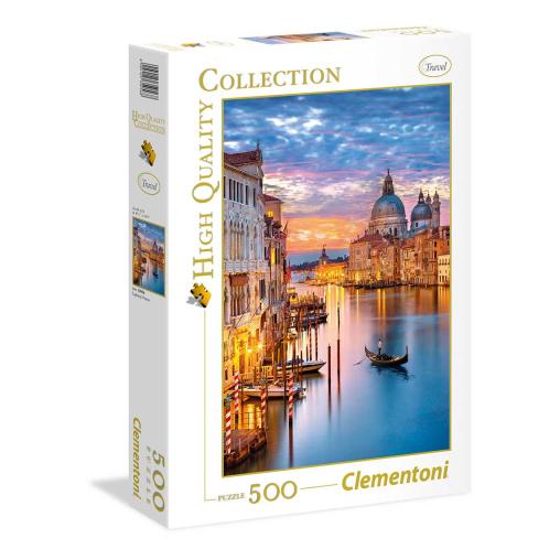 Puzzle Clementoni Venecia Iluminada de 500 Piezas