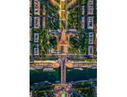 Puzzle Clementoni Volando sobre París de 1500 Piezas