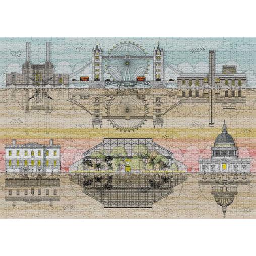 Puzzle Cloudberries London de 1000 Piezas