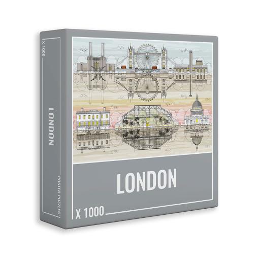 Puzzle Cloudberries London de 1000 Piezas