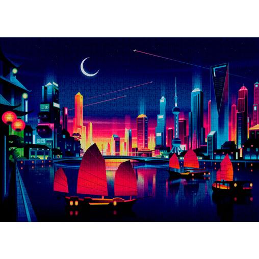 Puzzle Cloudberries Skyline de 1000 Piezas