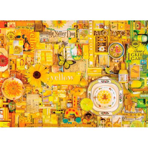 Puzzle Cobble Hill Amarillo de 1000 Piezas