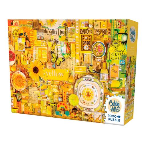 Puzzle Cobble Hill Amarillo de 1000 Piezas