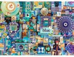 Puzzle Cobble Hill Azul de 1000 Piezas