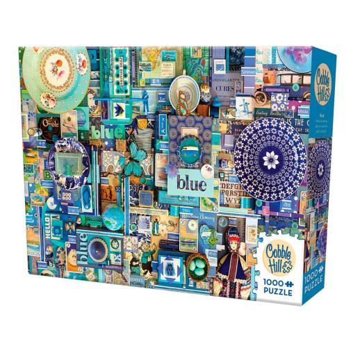 Puzzle Cobble Hill Azul de 1000 Piezas