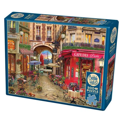 Puzzle Cobble Hill Café de París XXL de 500 Piezas