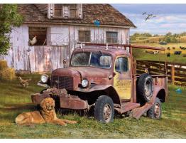 Puzzle Cobble Hill Camioneta Granjera de 1000 Piezas