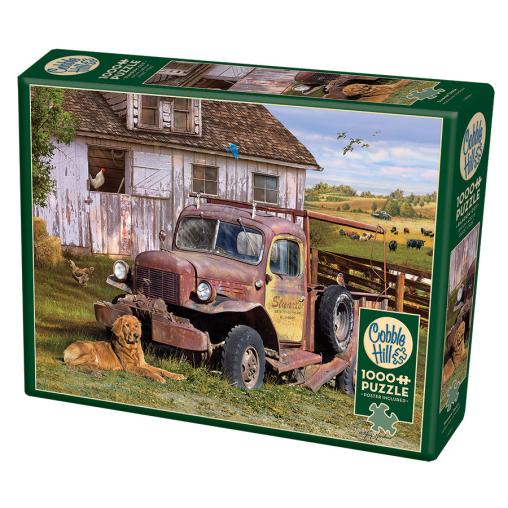 Puzzle Cobble Hill Camioneta Granjera de 1000 Piezas