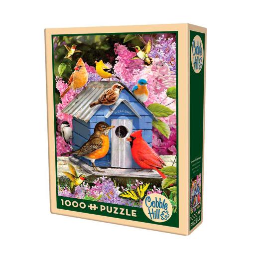 Puzzle Cobble Hill Casa de Pájaros de Primavera, 1000 Piezas