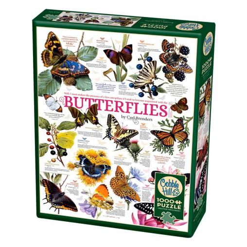 Puzzle Cobble Hill Colección de Mariposas de 1000 Piezas