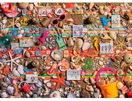 Puzzle Cobble Hill Collage de Playa de 1000 Piezas